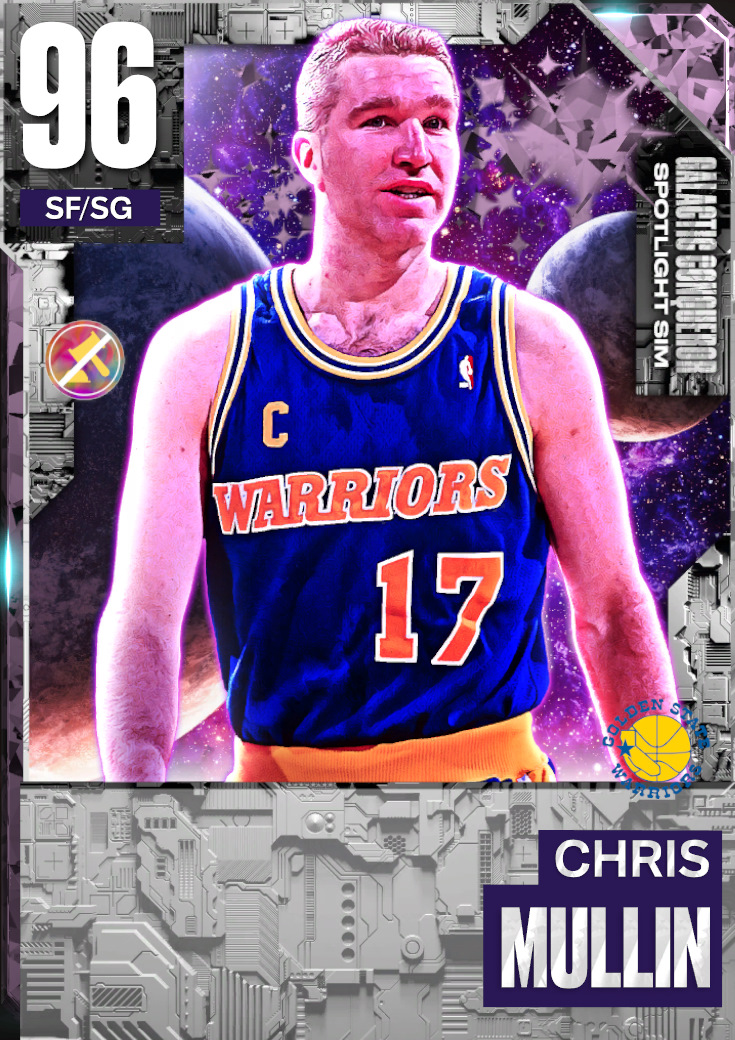 NBA 2K22  2KDB Pink Diamond Chris Mullin (95) Complete Stats