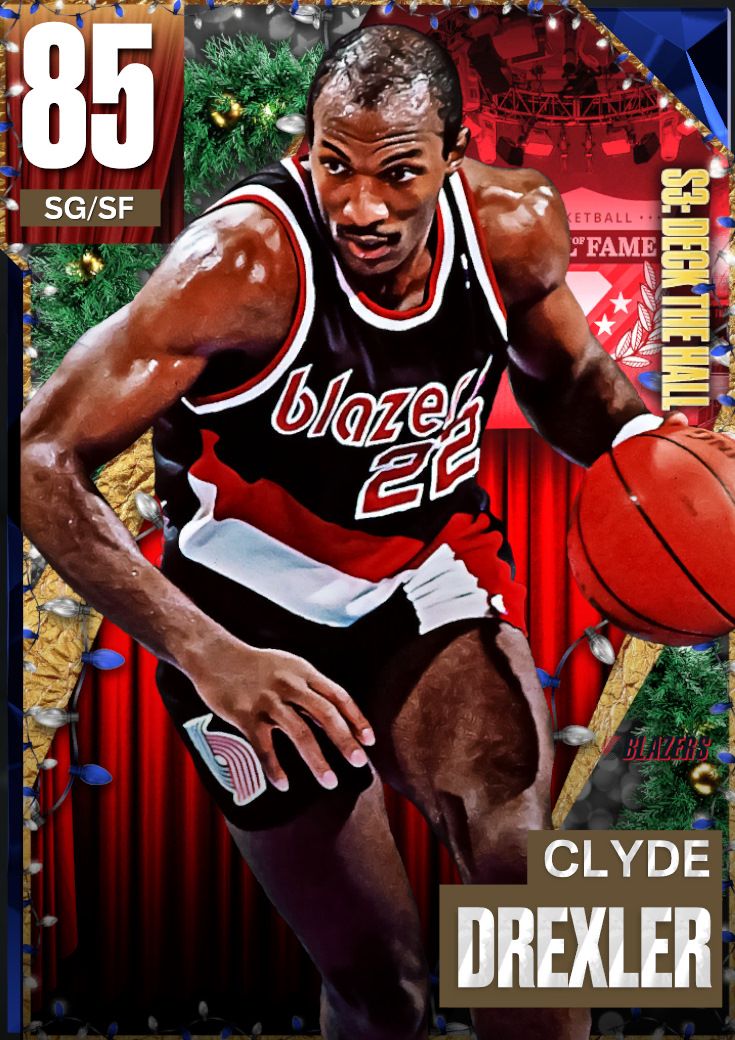NBA 2K24  2KDB Amethyst Clyde Drexler (90) Complete Stats