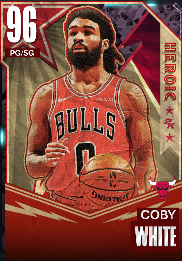 NBA 2K23 | 2KDB Pink Diamond Coby White (96) Complete Stats