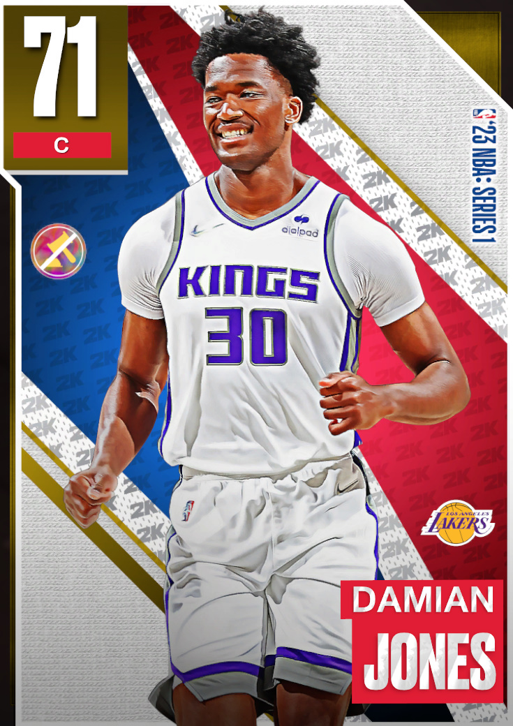 NBA 2K23  2KDB Gold Damian Jones (71) Complete Stats