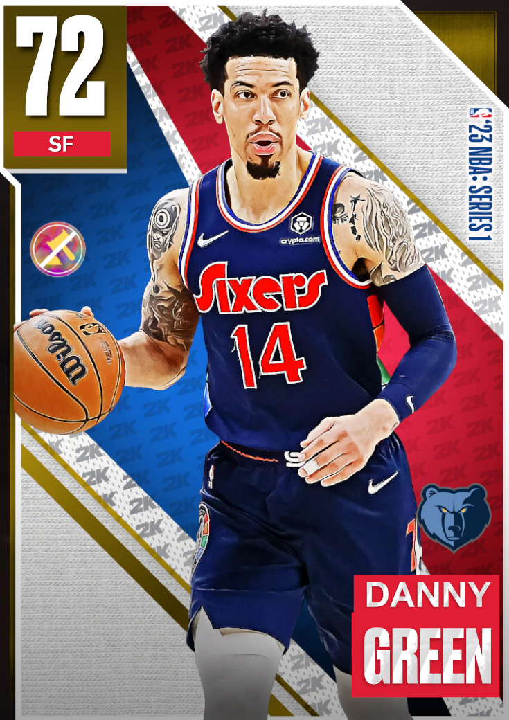 NBA 2K23  2KDB Gold Danny Green (73) Complete Stats