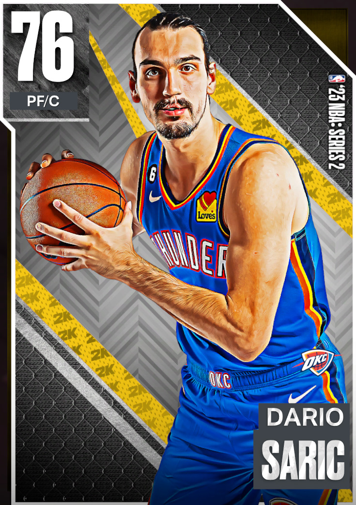 NBA 2K22  2KDB Gold Dario Saric (73) Complete Stats