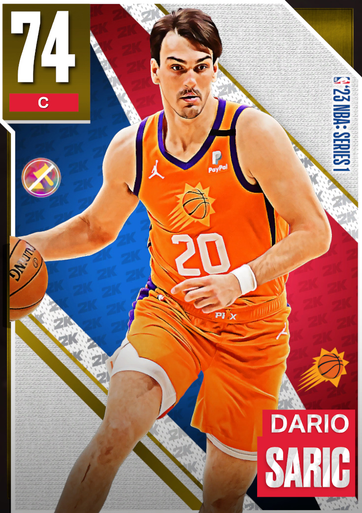 NBA 2K24  2KDB Gold Dario Saric (72) Complete Stats