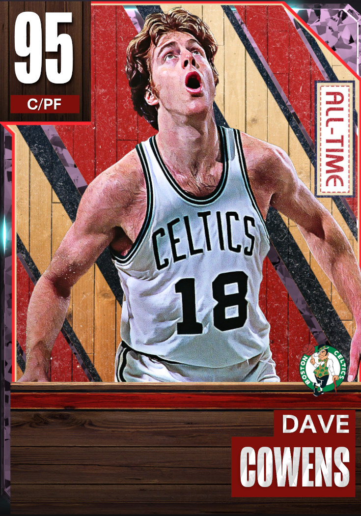 NBA 2K23  2KDB Pink Diamond Dave Cowens (95) Complete Stats