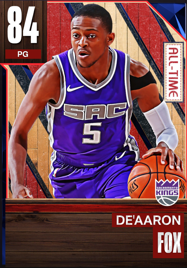 De'Aaron Fox NBA 2K24 Rating (Current Sacramento Kings)
