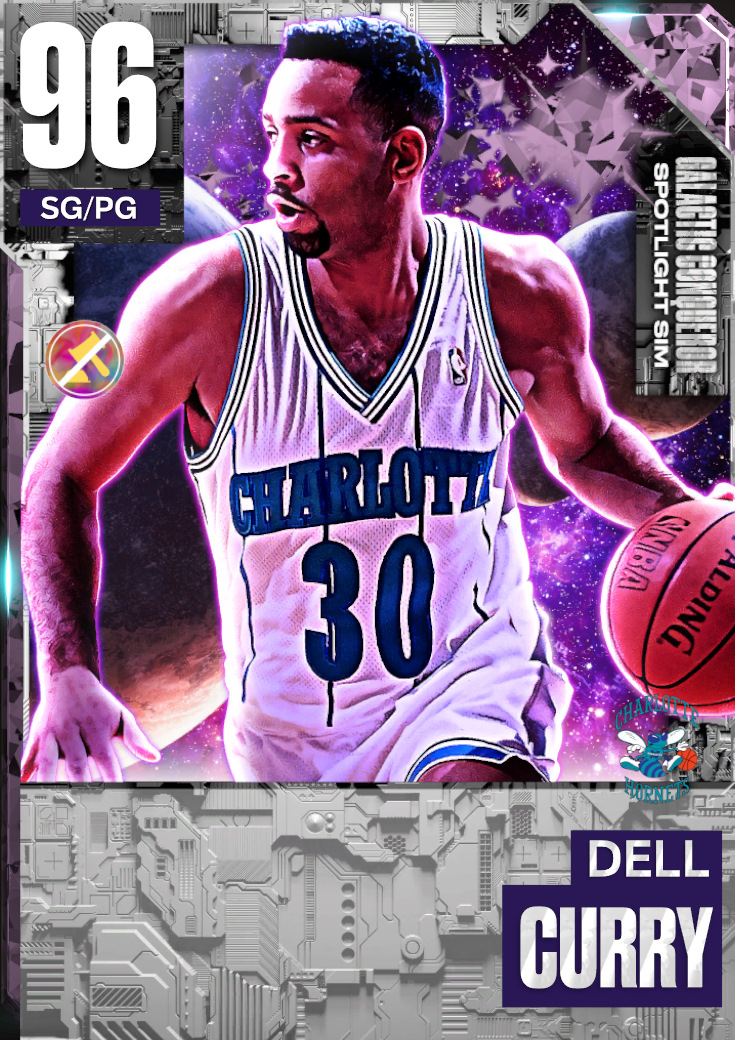 NBA 2K22  2KDB Galaxy Opal Dell Curry (98) Complete Stats