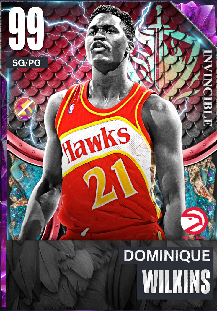 NBA 2K23  2KDB Free Agent Dominique Wilkins (90) Complete Stats