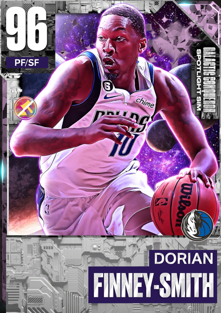 NBA 2K23  2KDB Pink Diamond Dorian Finney-Smith (96) Complete Stats
