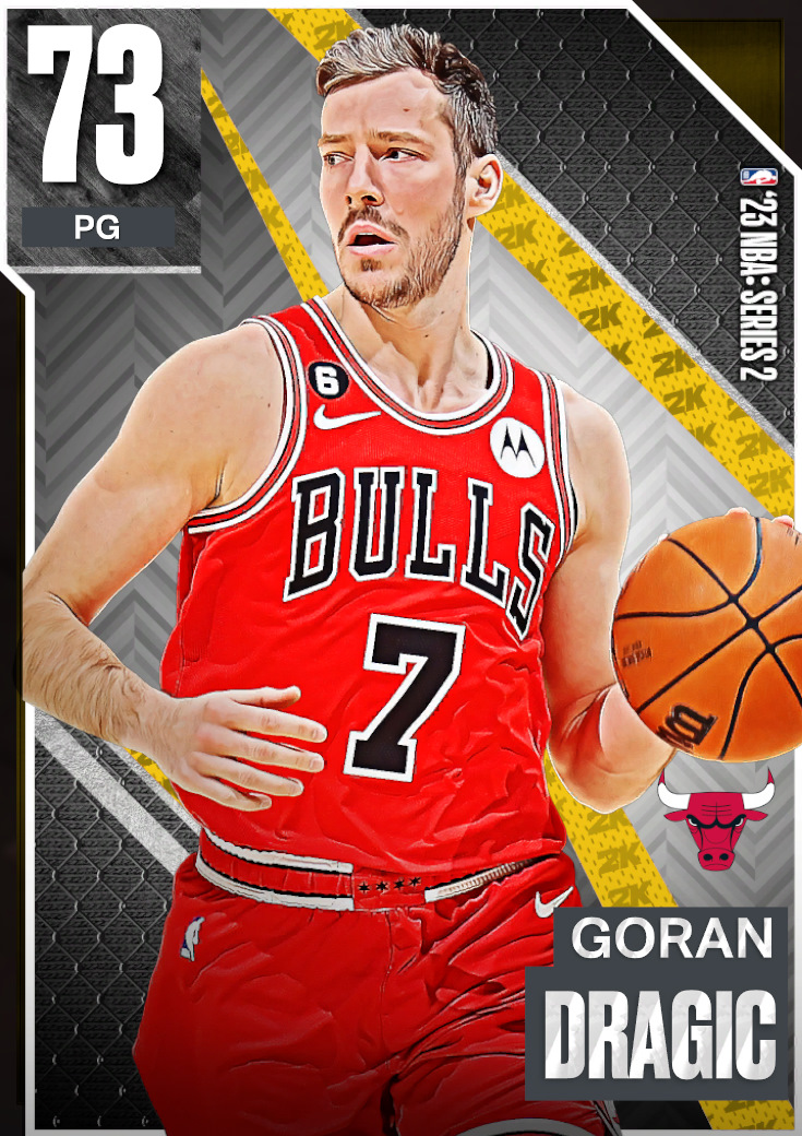 NBA 2K23  2KDB Gold Goran Dragic (73) Complete Stats