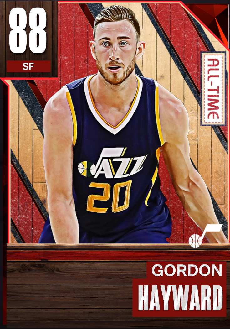 NBA 2K21  2KDB Emerald Gordon Hayward (82) Complete Stats