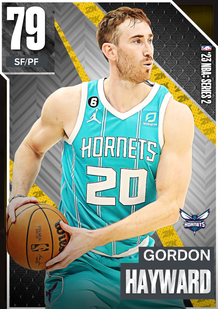 NBA 2K23  2KDB Pink Diamond Gordon Hayward (96) Complete Stats