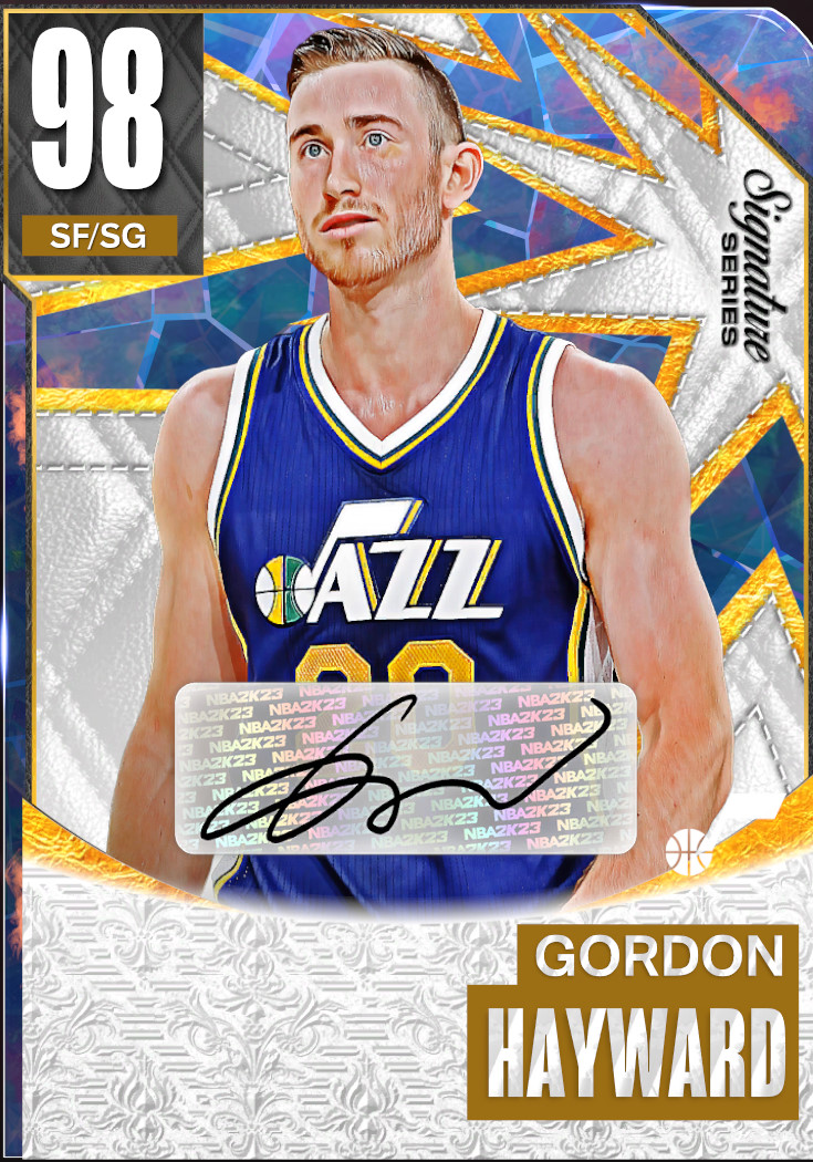 NBA 2K24  2KDB Diamond Gordon Hayward (94) Complete Stats