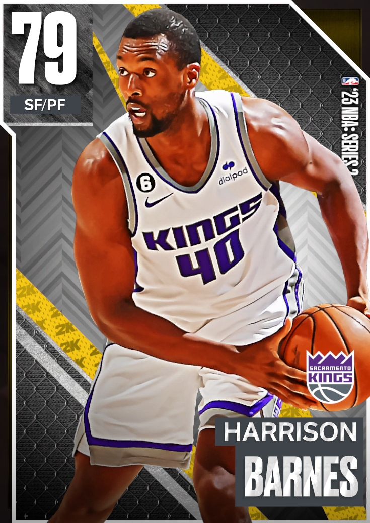 NBA 2K22  2KDB Gold Harrison Barnes (77) Complete Stats