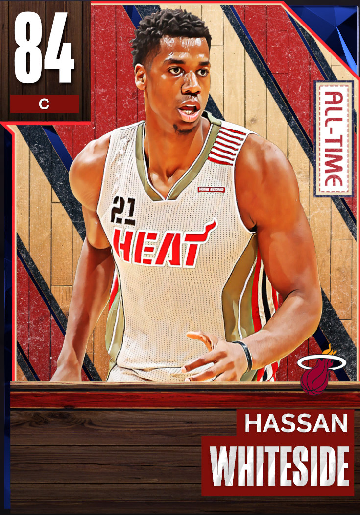 NBA 2K23  2KDB Sapphire Hassan Whiteside (84) Complete Stats