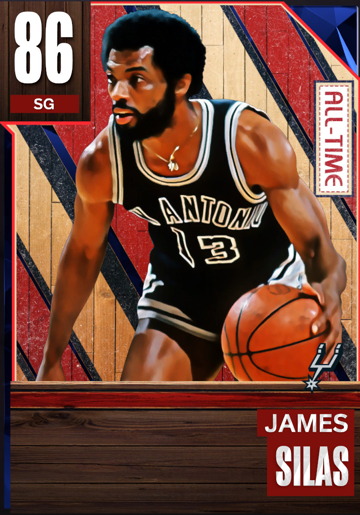 James Silas NBA 2K24 Rating (All-Time San Antonio Spurs)