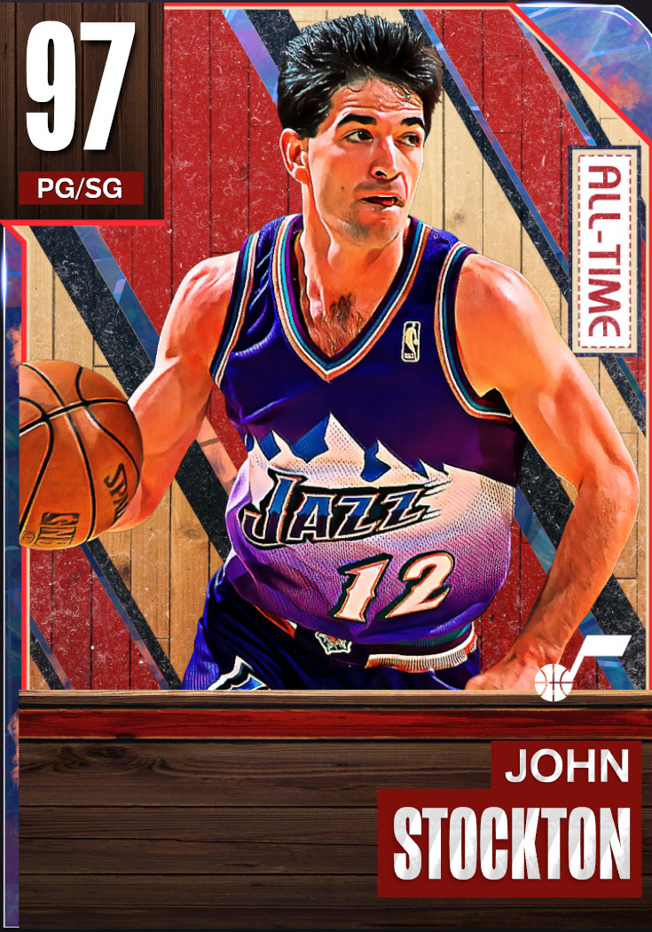 NBA 2K23 | 2KDB Galaxy Opal John Stockton (97) Complete Stats