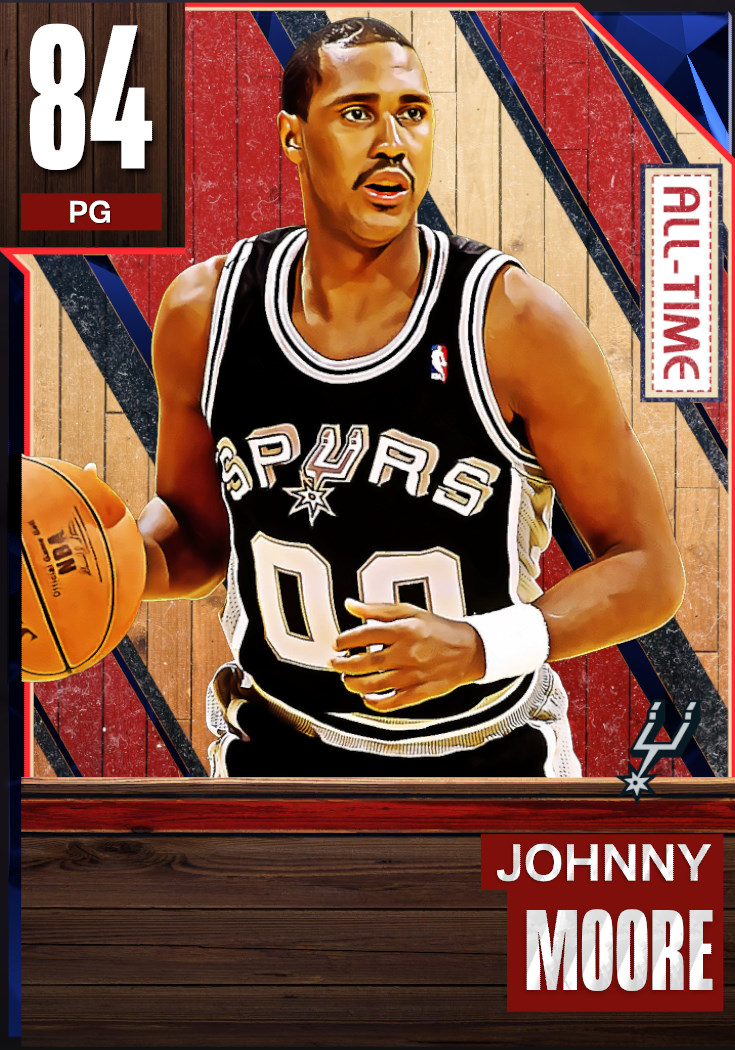 NBA 2K21  2KDB Ruby Johnny Moore (88) Complete Stats