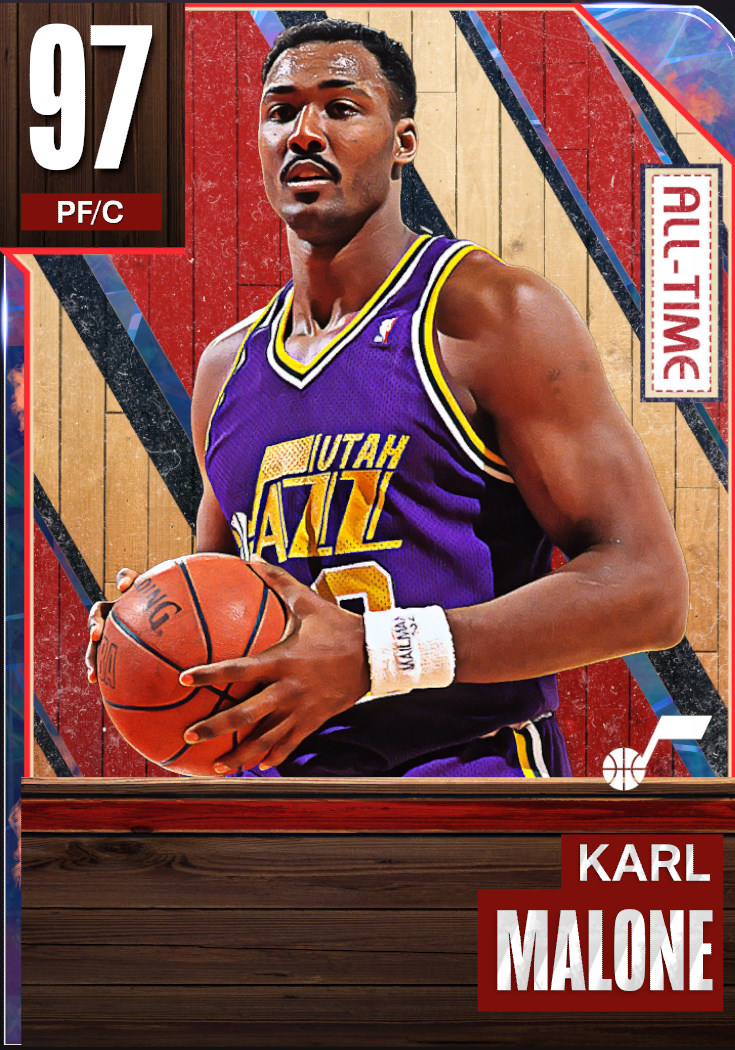 NBA 2K23 | 2KDB Galaxy Opal Karl Malone (97) Complete Stats