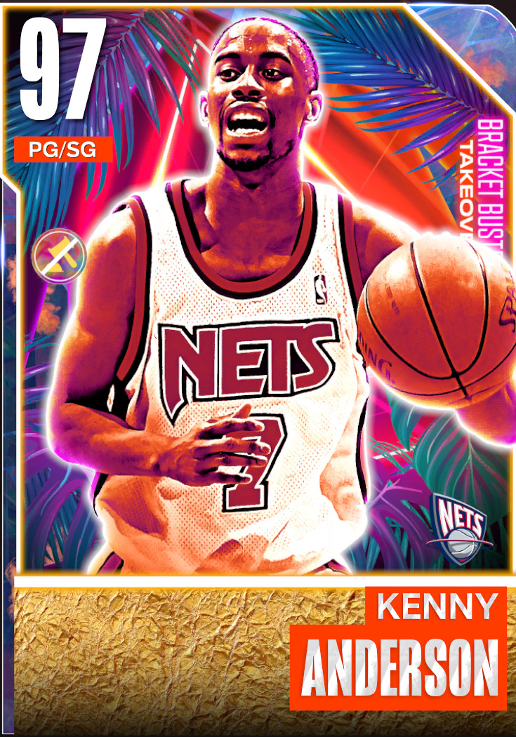 NBA 2K22  2KDB Gold Kenny Anderson (77) Complete Stats