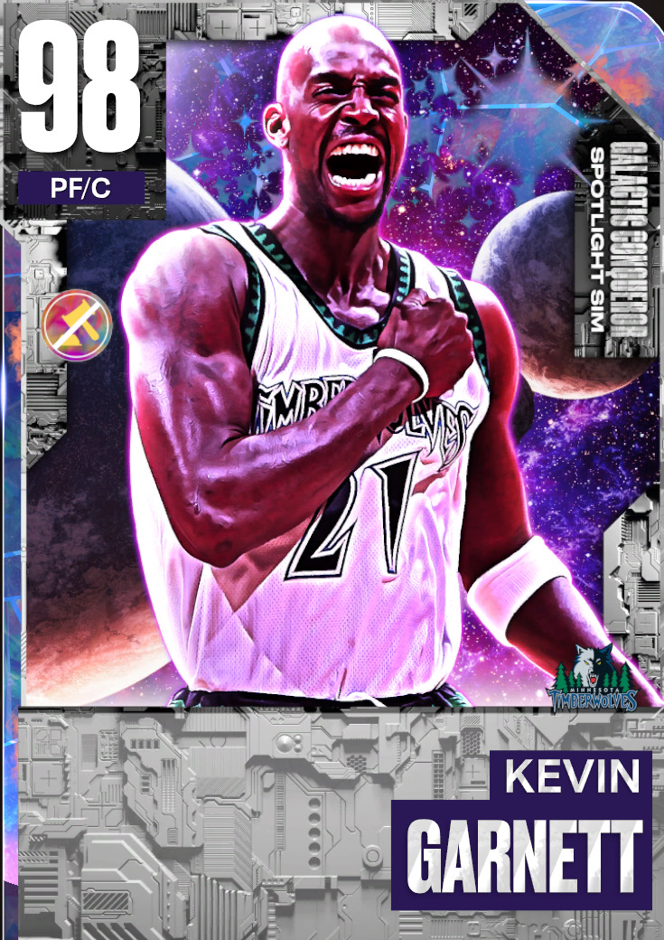 NBA 2K23  2KDB Free Agent Kevin Garnett (91) Complete Stats