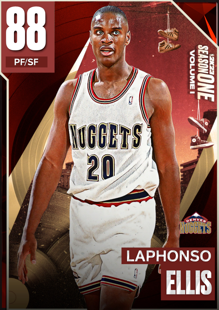 93 Laphonso Ellis (76) - NBA 2K22 MyTEAM Gold Card - 2KMTCentral