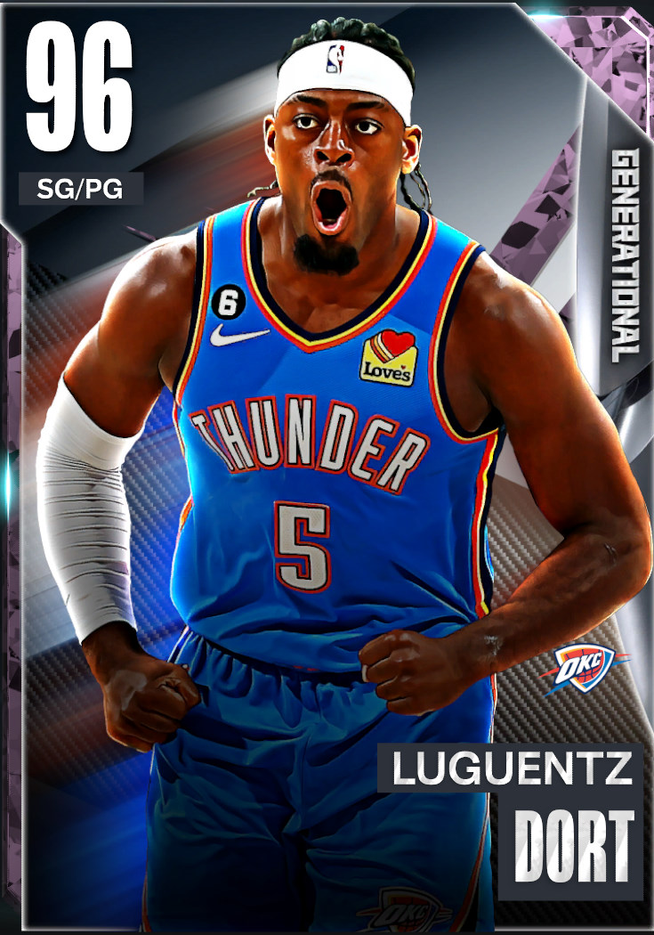 NBA 2K23 | 2KDB Pink Diamond Luguentz Dort (96) Complete Stats