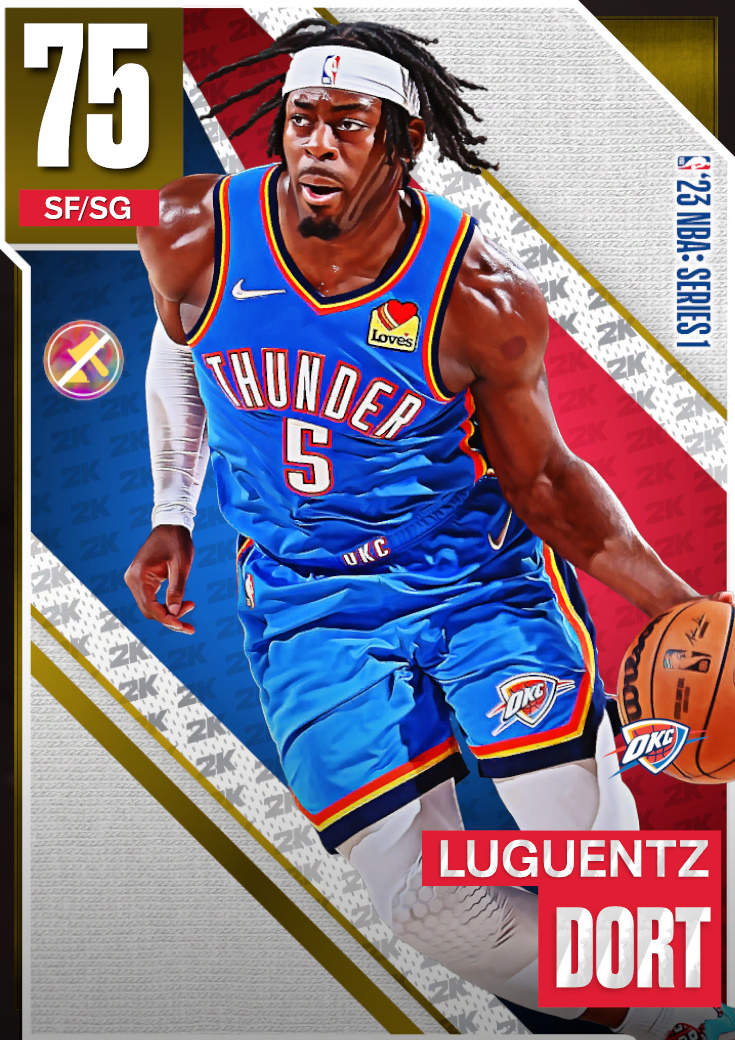 NBA 2K23  2KDB Pink Diamond Luguentz Dort (96) Complete Stats