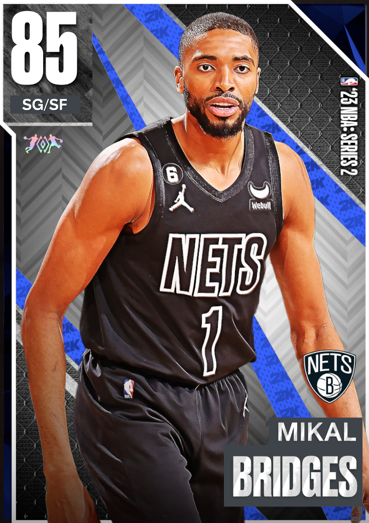 NBA 2K23 | 2KDB Sapphire Mikal Bridges (85) Complete Stats
