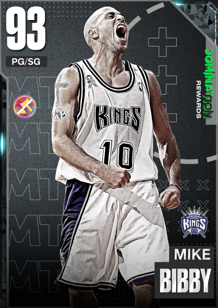 NBA 2K20  2KDB Pink Diamond Mike Bibby (97) Complete Stats