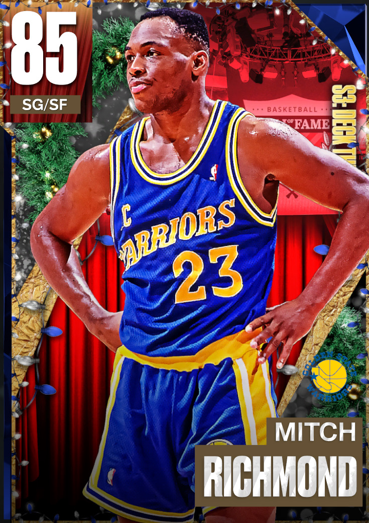 NBA 2K22  2KDB Dark Matter Mitch Richmond (99) Complete Stats