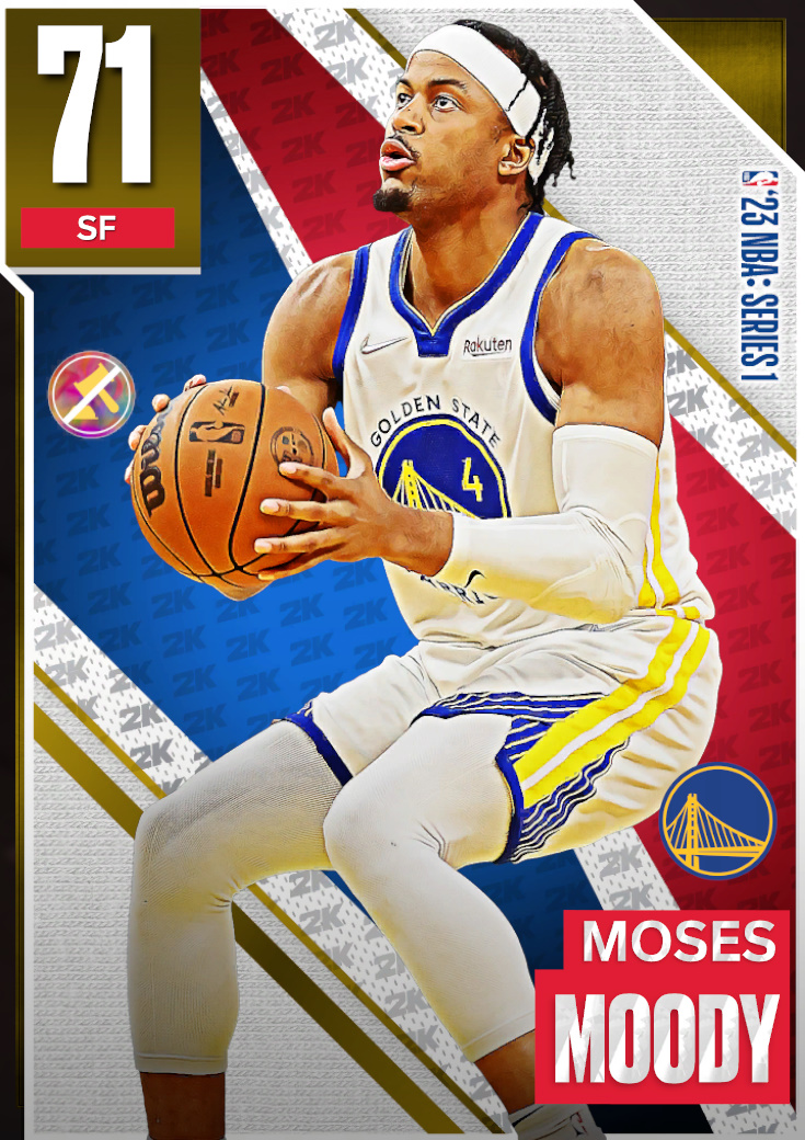 NBA 2K23  2KDB Emerald Moses Moody (83) Complete Stats