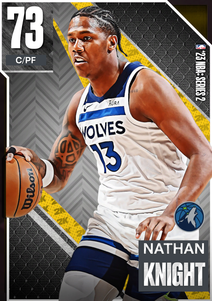 NBA 2K22  2KDB Gold Nathan Knight (74) Complete Stats