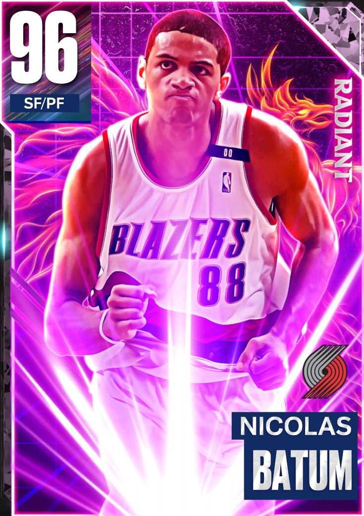 NBA 2K20  2KDB Diamond Nicolas Batum (95) Complete Stats