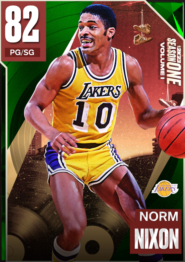 NBA 2K21  2KDB Amethyst Norm Nixon (91) Complete Stats
