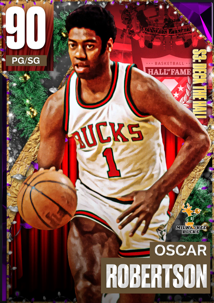 NBA 2K23  2KDB Galaxy Opal Oscar Robertson (97) Complete Stats
