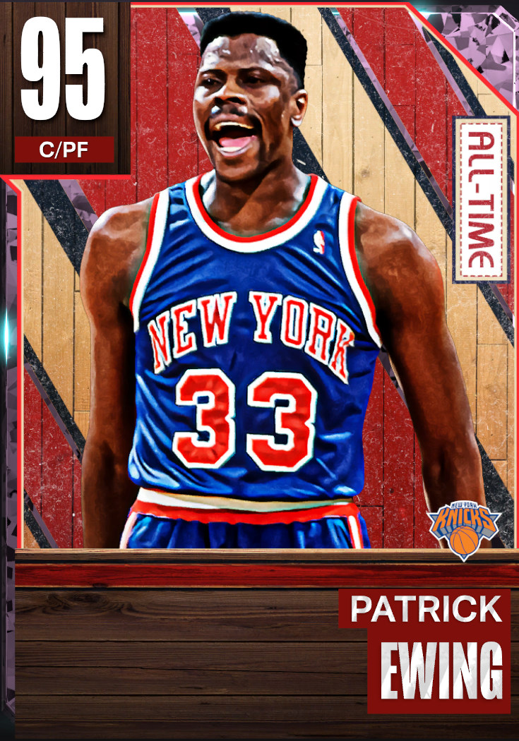 NBA 2K23  2KDB Free Agent Patrick Ewing (95) Complete Stats