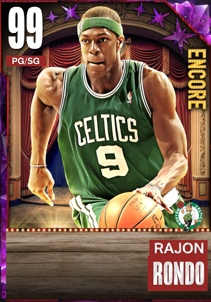 NBA 2K22  2KDB Emerald Rajon Rondo (81) Complete Stats