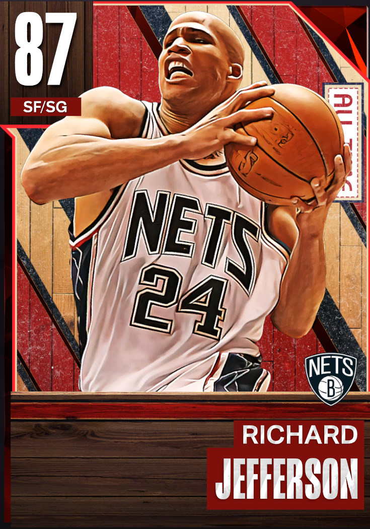 NBA 2K22  2KDB Emerald Richard Jefferson (81) Complete Stats