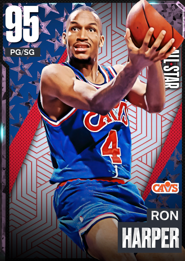 NBA 2K22  2KDB Pink Diamond Ron Harper (95) Complete Stats