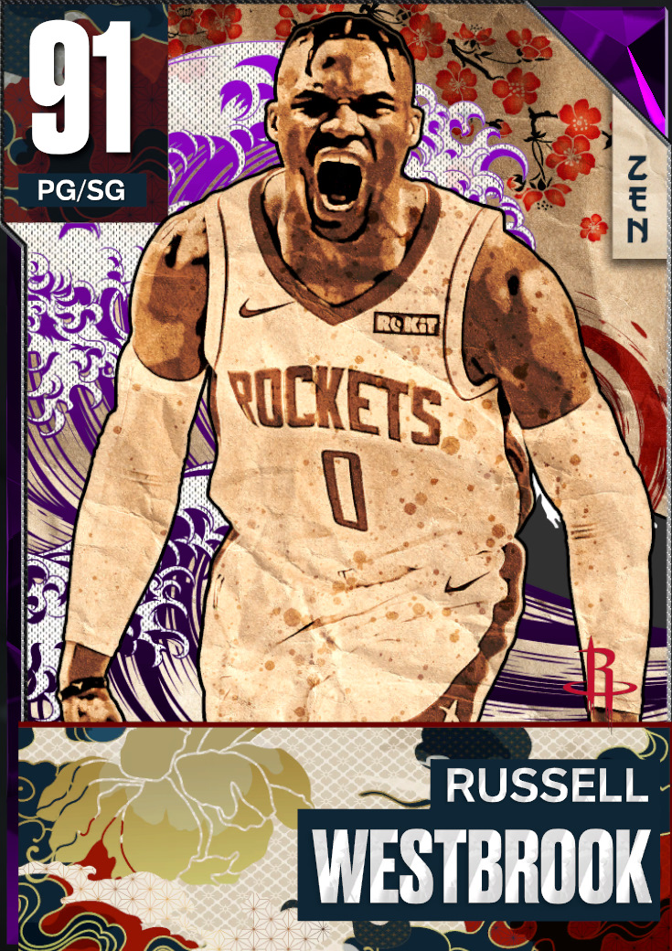 NBA 2K23  2KDB Pink Diamond Russell Westbrook (96) Complete Stats