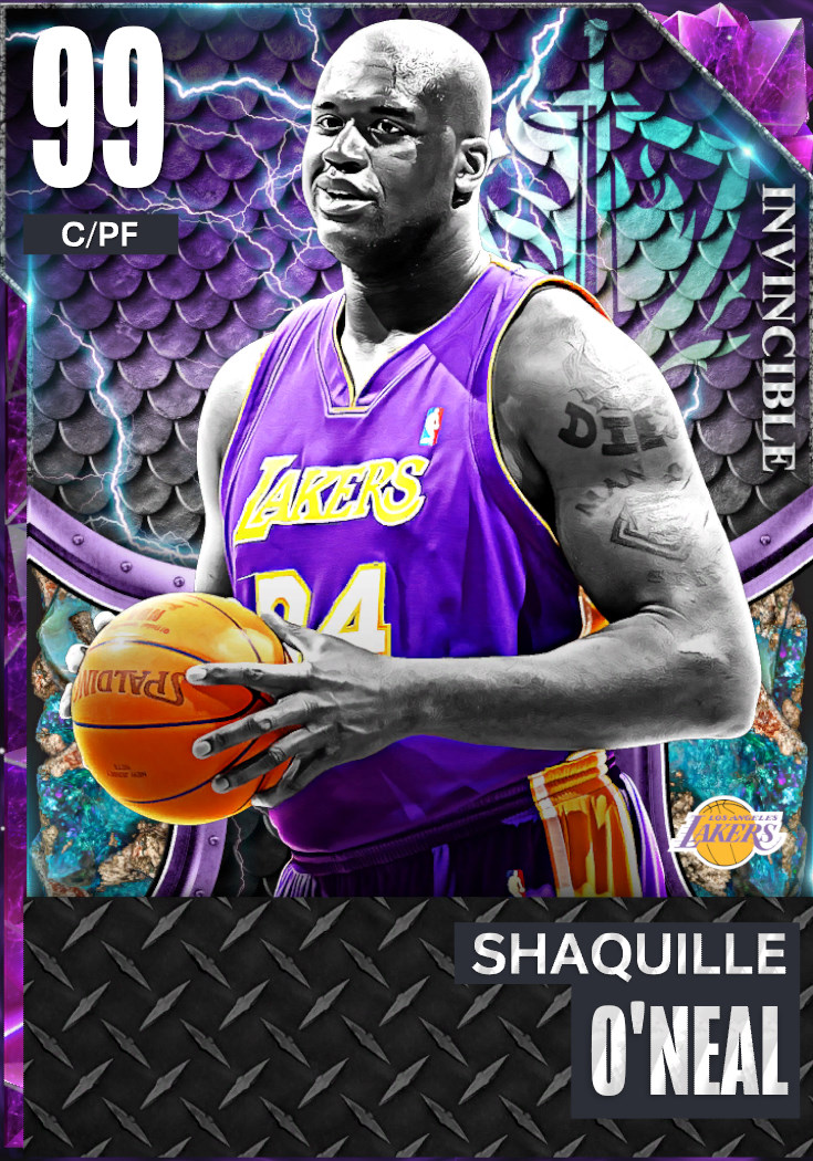 NBA 2K23  2KDB Dark Matter Shaquille O'Neal (99) Complete Stats