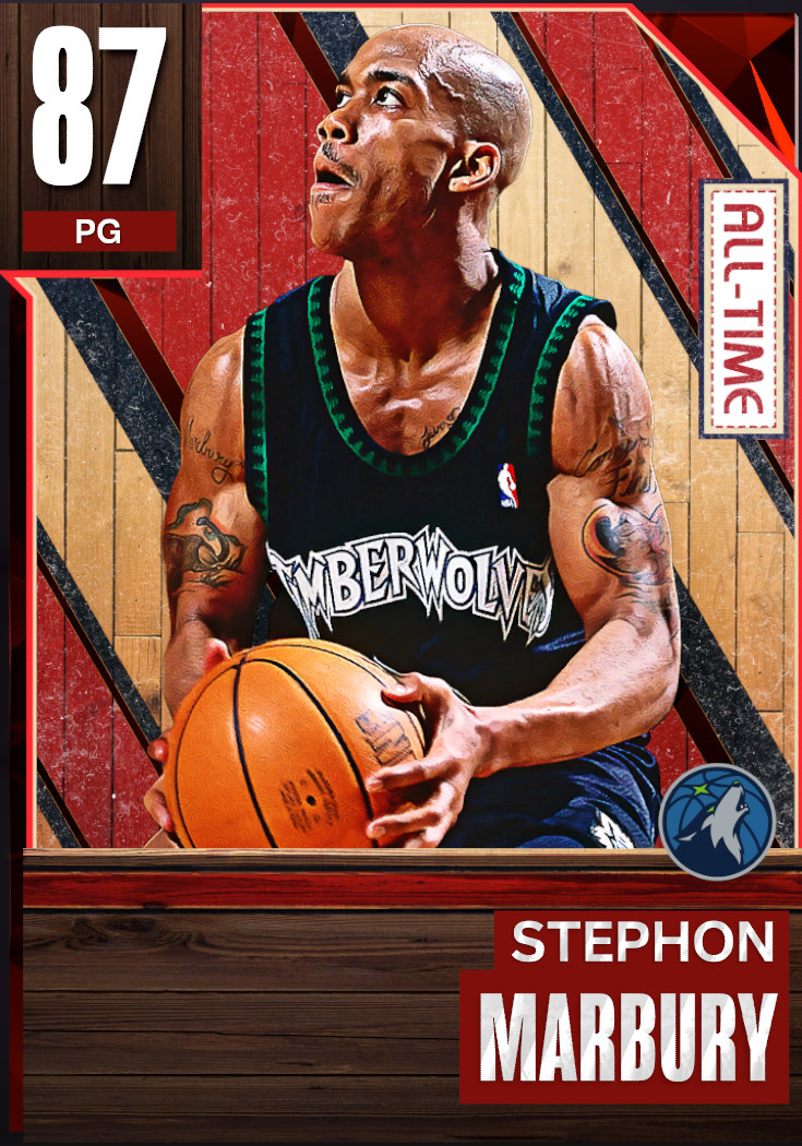 NBA 2K20  2KDB Diamond Stephon Marbury (95) Complete Stats