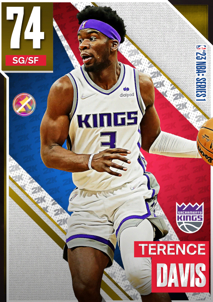 Terence Davis 3 Sacramento Kings basketball player glitch poster