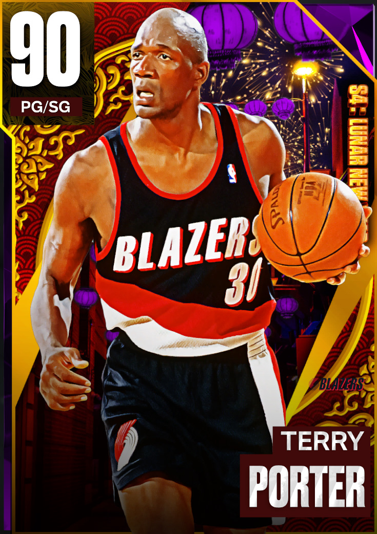 NBA 2K23  2KDB Amethyst Terry Porter (90) Complete Stats