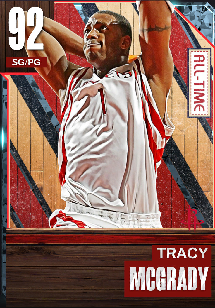 NBA 2K23  2KDB Pink Diamond Tracy McGrady (95) Complete Stats