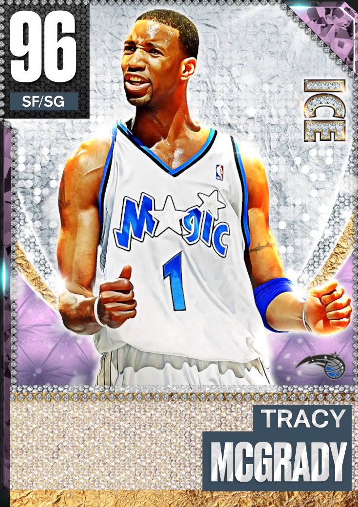 NBA 2K23  2KDB Pink Diamond Tracy McGrady (96) Complete Stats