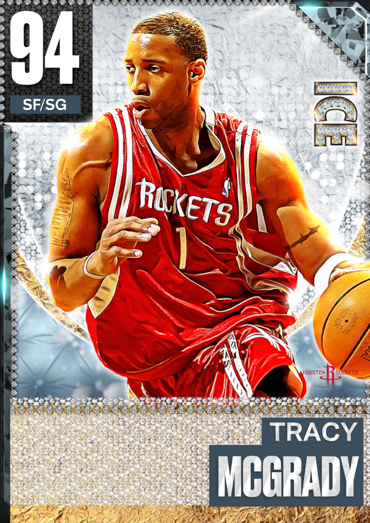 NBA 2K22  2KDB Pink Diamond Tracy McGrady (95) Complete Stats