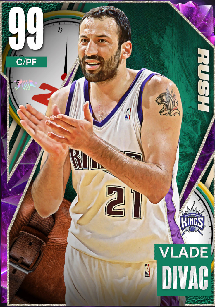 NBA 2K21  2KDB Sapphire Vlade Divac (84) Complete Stats