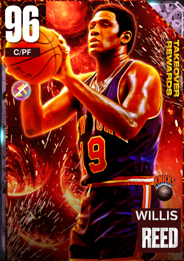 NBA 2K23  2KDB Pink Diamond Willis Reed (96) Complete Stats