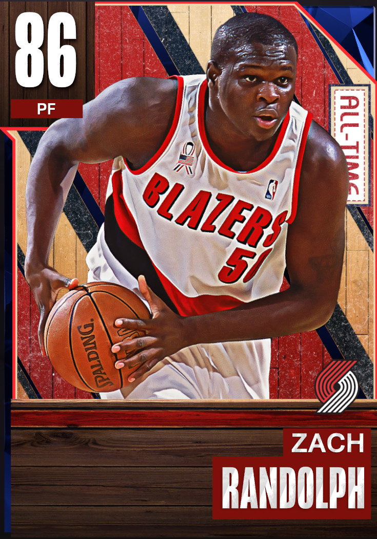 NBA 2K21  2KDB Galaxy Opal Zach Randolph (97) Complete Stats